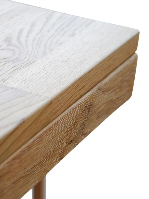 Mesa De Comedor Extensible En Roble Brooklyn, Tamanos Diferentes