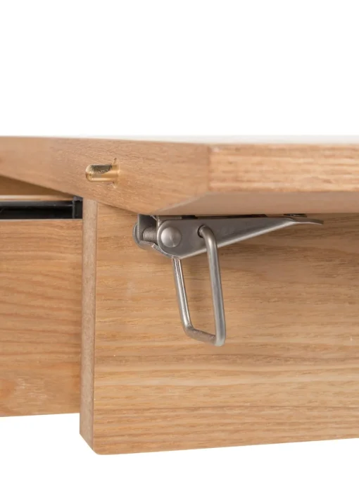 Mesa De Comedor Extensible De Madera De Fresno Glimps, 180- 240 X 90 Cm