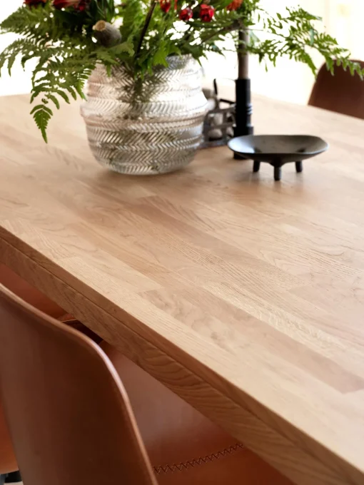 Mesa De Comedor Extensible En Roble Brooklyn, Tamanos Diferentes