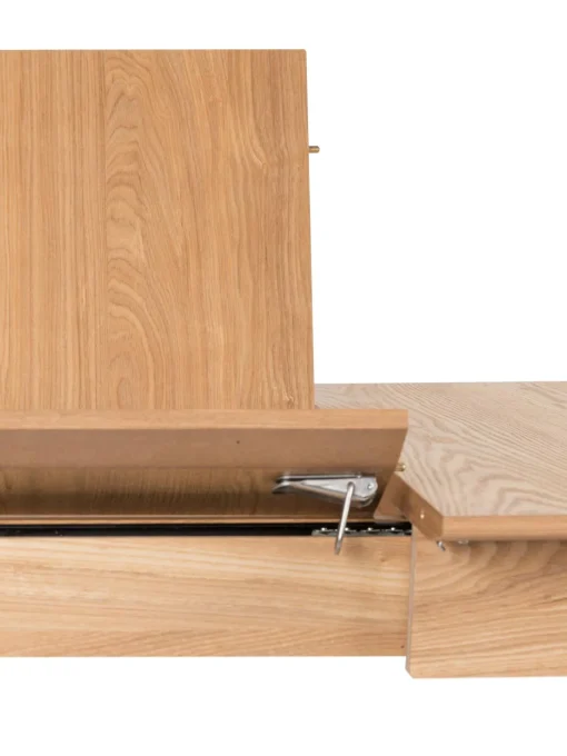 Mesa De Comedor Extensible De Madera De Fresno Glimps, 180- 240 X 90 Cm