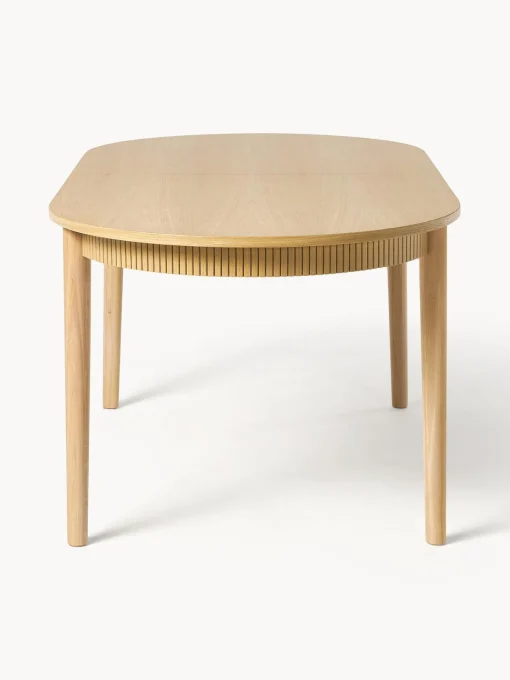 Mesa De Comedor Extensible De Madera De Roble Calary