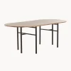 Mesa De Comedor Ovalada De Madera De Roble Vejby, 210 X 95 Cm