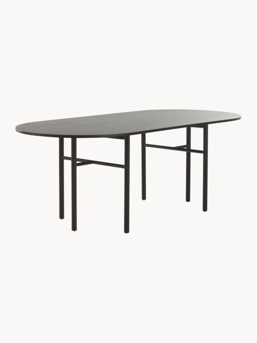 Mesa De Comedor Ovalada De Madera De Mango Vejby, 210 X 95 Cm