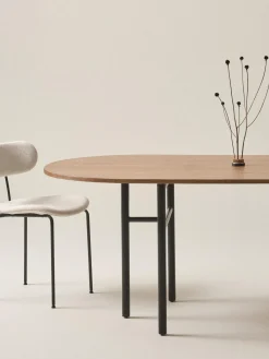 Mesa De Comedor Ovalada De Madera De Roble Vejby, 210 X 95 Cm