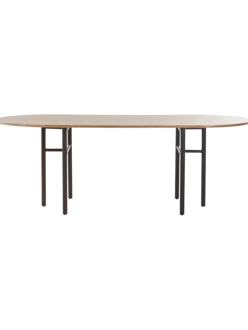 Mesa De Comedor Ovalada De Madera De Roble Vejby, 210 X 95 Cm