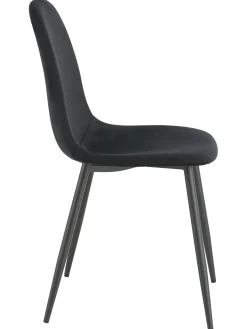 Mesa De Comedor Redonda Con Sillas De Terciopelo Gilda, O 110 Cm