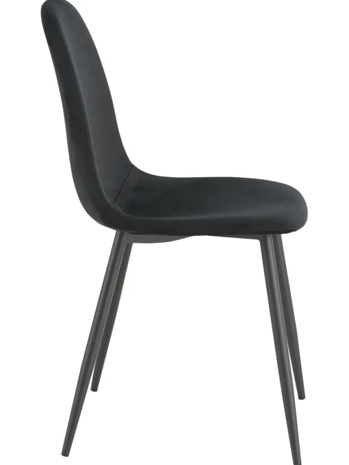 Mesa De Comedor Redonda Con Sillas De Terciopelo Gilda, O 110 Cm