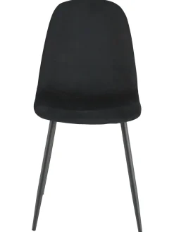 Mesa De Comedor Redonda Con Sillas De Terciopelo Gilda, O 110 Cm