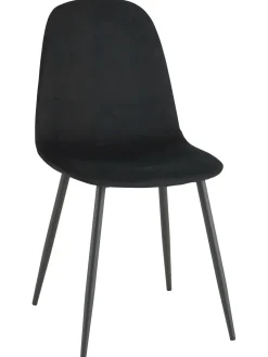 Mesa De Comedor Redonda Con Sillas De Terciopelo Gilda, O 110 Cm