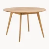 Mesa De Comedor Redonda De Roble Yumi, O 115 Cm