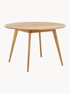 Mesa De Comedor Redonda De Roble Yumi, O 115 Cm