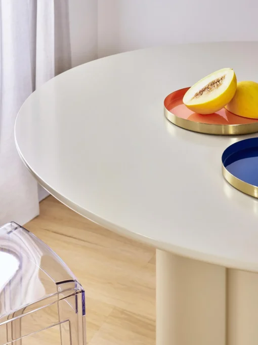 Mesa De Comedor Redonda De Madera Keva, Diferentes Tamanos