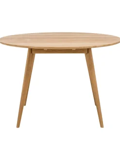 Mesa De Comedor Redonda De Roble Yumi, O 115 Cm