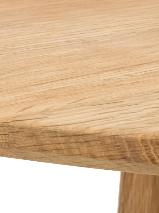 Mesa De Comedor Redonda De Roble Yumi, O 115 Cm