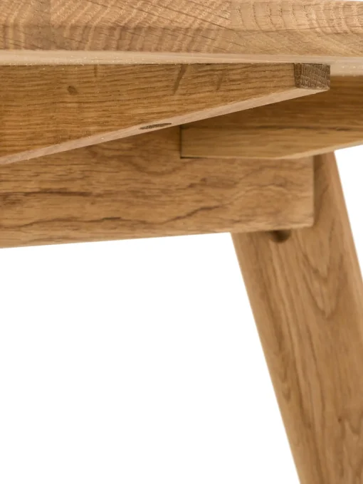 Mesa De Comedor Redonda De Roble Yumi, O 115 Cm