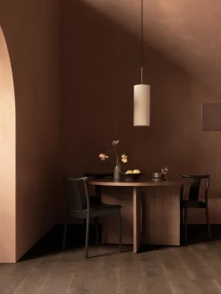 Mesa De Comedor Redonda En Roble Androgyne, Tamanos Diferentes