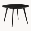 Mesa De Comedor Redondan De Madera De Caucho Yumi, O 115 Cm