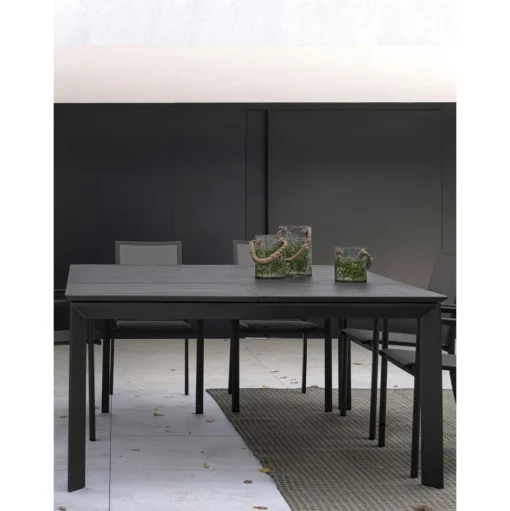 Mesa Para Exterior Extensible Konnor, 110-160 X 160 Cm
