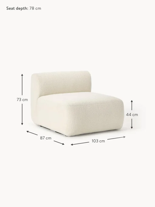 Modulo Central De Borreguillo Sofa Sofia