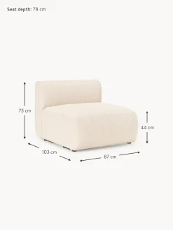 Modulo Central En Tejido Boucle Sofa Sofia
