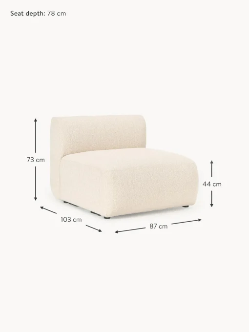 Modulo Central En Tejido Boucle Sofa Sofia