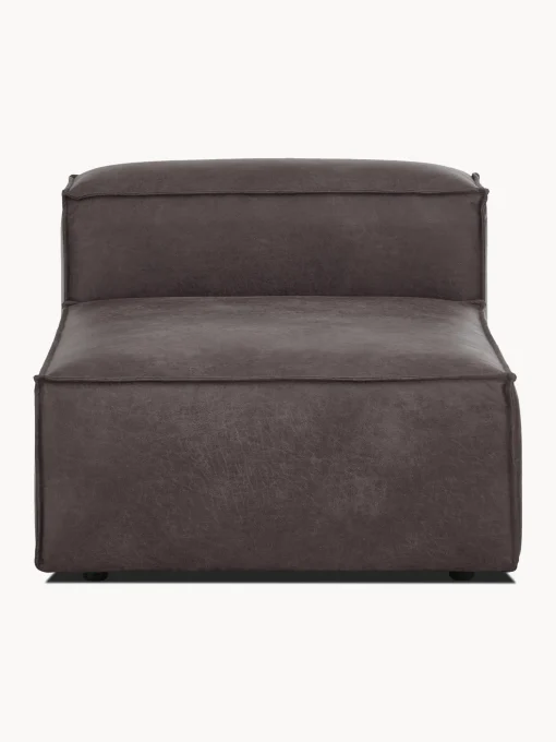 Modulo Central Sofa De Cuero Reciclado Lennon