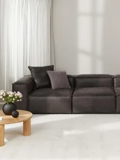 Modulo Central Sofa De Cuero Reciclado Lennon