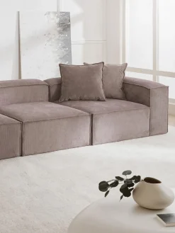 Modulo De Esquina De Pana Sofa Lennon