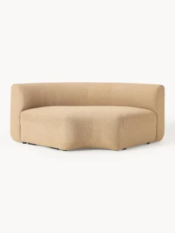 Modulo De Esquina Redondo En Tejido Boucle Sofa Sofia