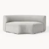 Modulo De Esquina Redondo En Tejido Boucle Sofa Sofia