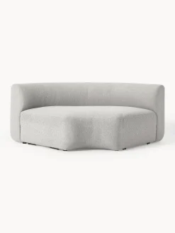 Modulo De Esquina Redondo En Tejido Boucle Sofa Sofia