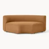 Modulo De Esquina Redondo En Tejido Boucle Sofa Sofia