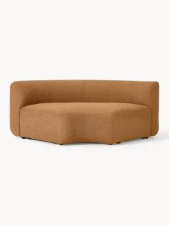 Modulo De Esquina Redondo En Tejido Boucle Sofa Sofia