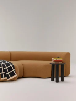 Modulo De Esquina Redondo En Tejido Boucle Sofa Sofia