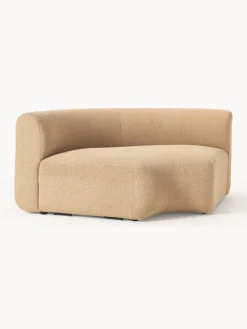 Modulo De Esquina Redondo En Tejido Boucle Sofa Sofia