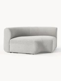 Modulo De Esquina Redondo En Tejido Boucle Sofa Sofia