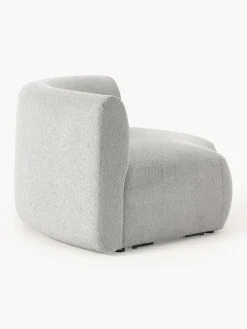 Modulo De Esquina Redondo En Tejido Boucle Sofa Sofia