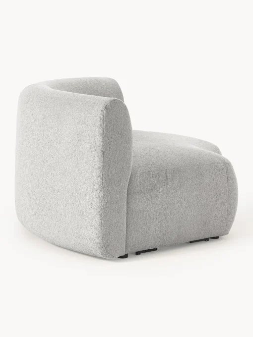 Modulo De Esquina Redondo En Tejido Boucle Sofa Sofia