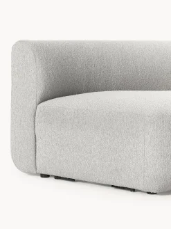 Modulo De Esquina Redondo En Tejido Boucle Sofa Sofia