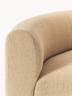 Modulo De Esquina Redondo En Tejido Boucle Sofa Sofia
