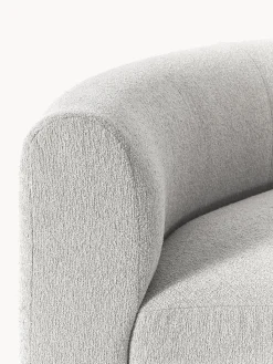 Modulo De Esquina Redondo En Tejido Boucle Sofa Sofia