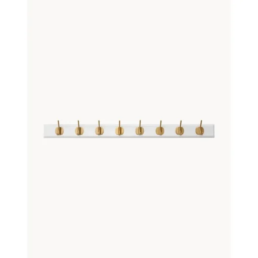 Perchero De Pared De Madera Edgy, 8 Ganchos
