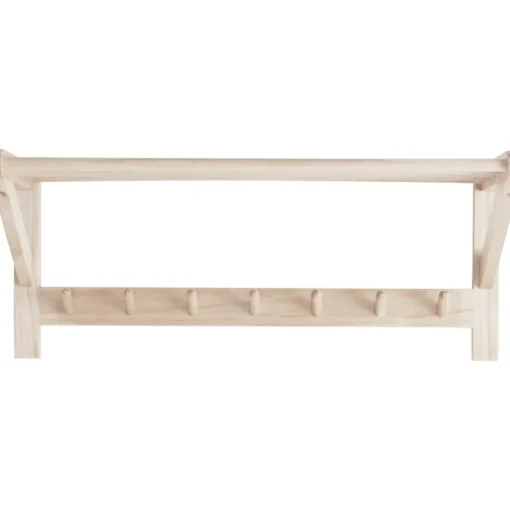 Perchero De Pared De Madera De Pino Cole