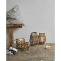 Portavelas De Madera Silba
