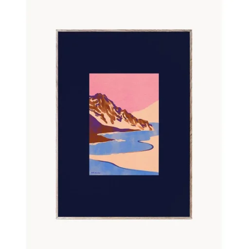 Poster Blue Landscape