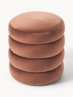 Puf De Terciopelo Alto