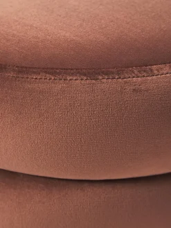 Puf De Terciopelo Alto