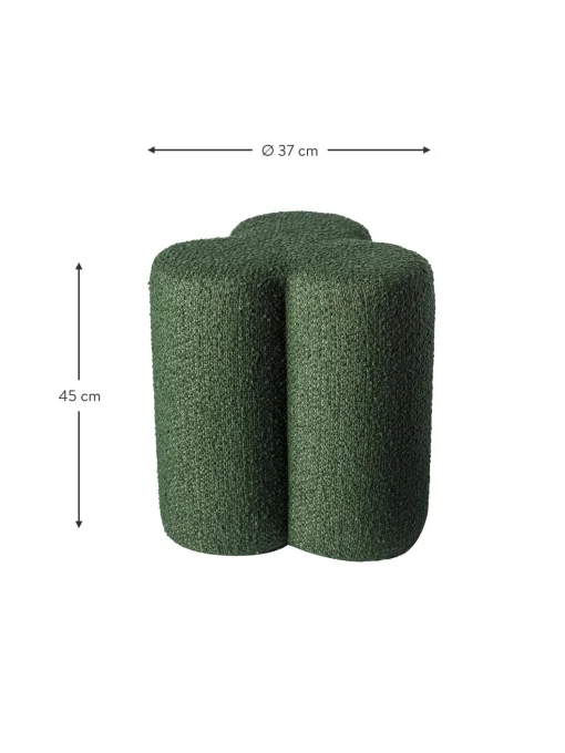 Puf En Tejido Boucle Clover
