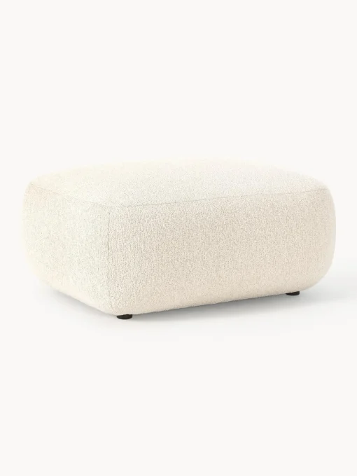Reposapies Puf En Tejido Boucle Sofia