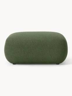 Reposapies Puf En Tejido Boucle Sofia